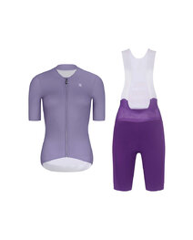 RIVANELLE Cycling short sleeve jersey and shorts - ELEVATE - purple
